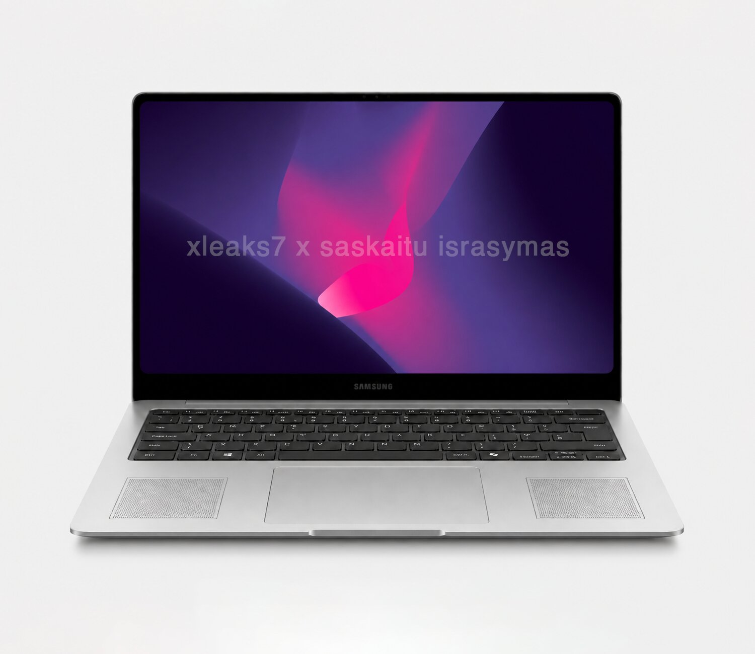 Samsung Galaxy Book with hands sensing areas